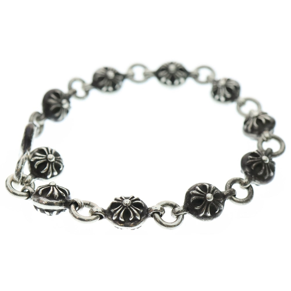 CHROME HEARTS(クロムハーツ) NO2 BALL #2クロスボールブレスレット シルバー BCA176