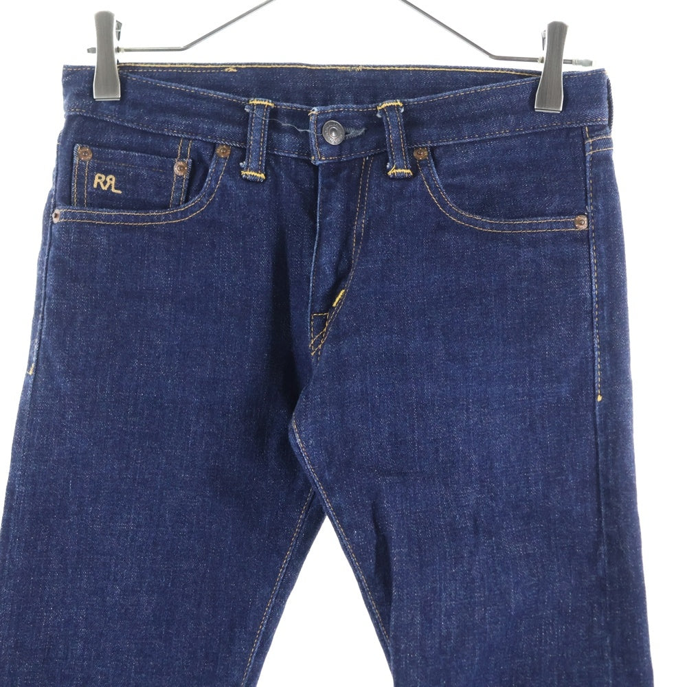 RRL(ダブルアールエル) ジップフライデニムパンツ スキニーパンツ 2FRJ308C ブルー レディース