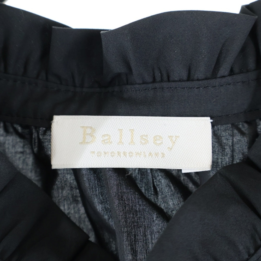 Ballsey(ボールジー) BALLSEY 半袖ブラウス ブラック レディース 11-01-11-01707