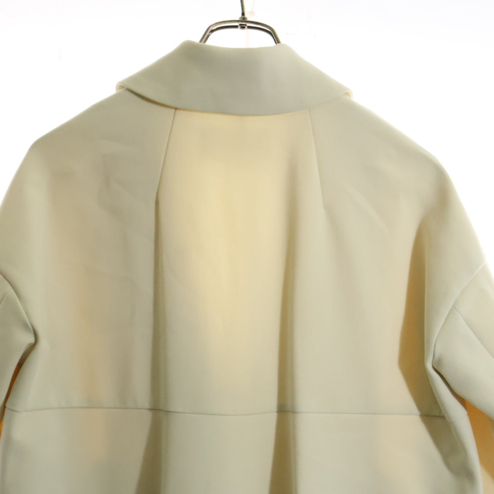 ENFOLD(エンフォルド) ダブルクロススリットオーバーコート ホワイト レディース 300CS230-0460