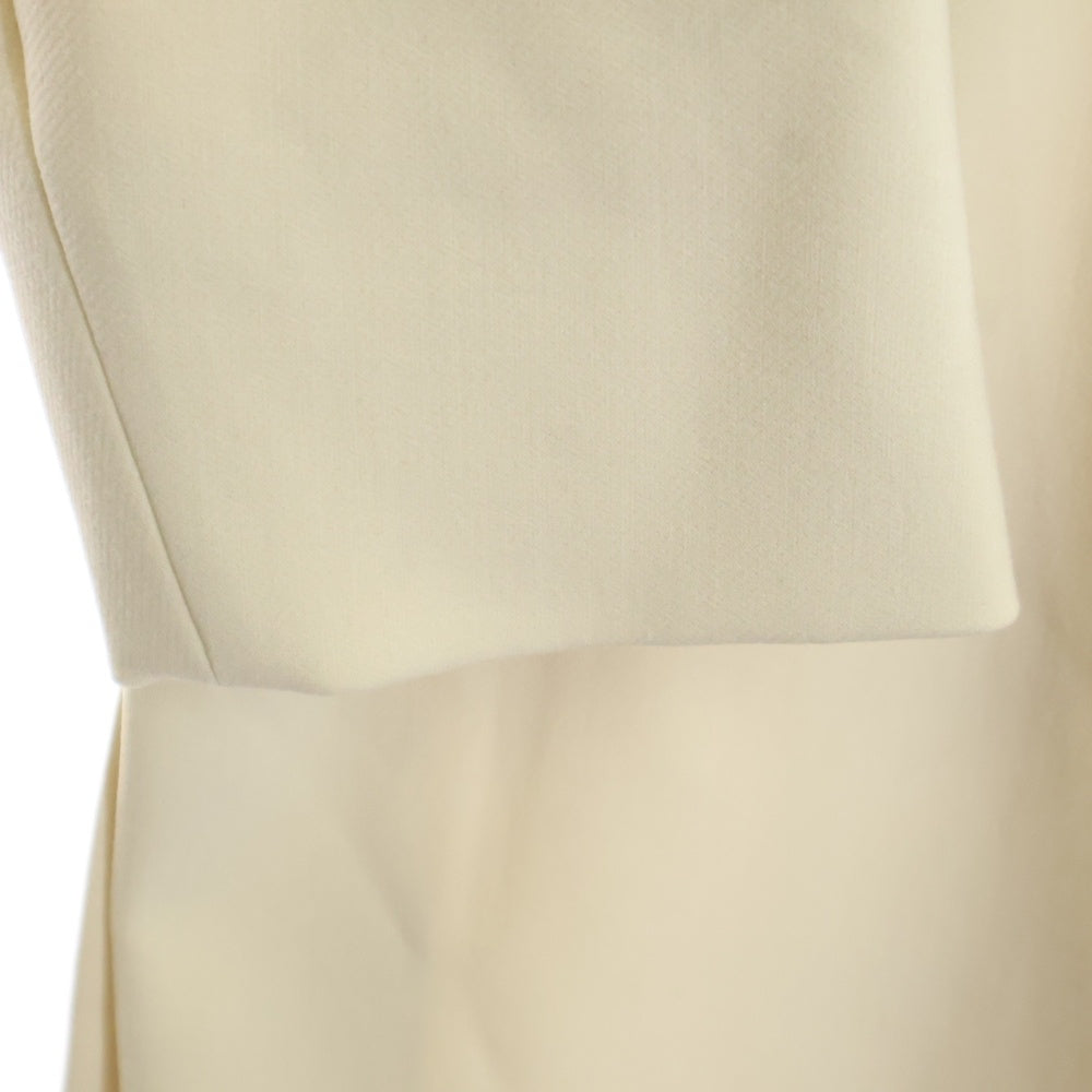 ENFOLD(エンフォルド) ダブルクロススリットオーバーコート ホワイト レディース 300CS230-0460