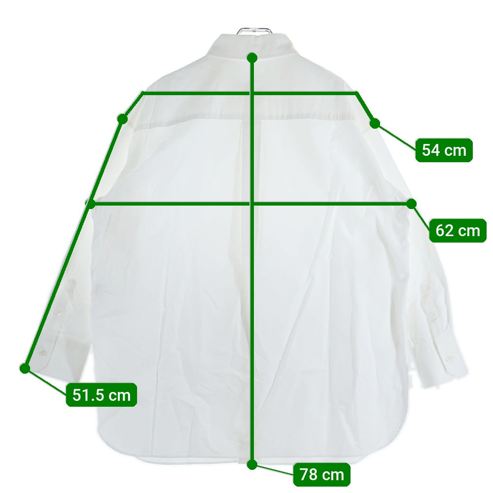 MACPHEE(マカフィ) ボタンダウン 長袖シャツ ホワイト レディース 12-01-14-01701