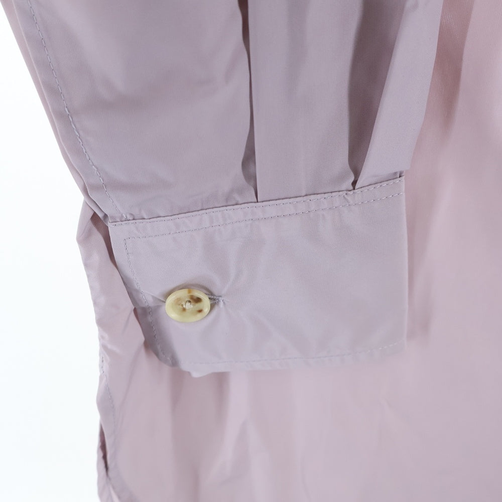 AURALEE(オーラリー) ハイカウントナイロン長袖シャツ パープル A21SS03NL