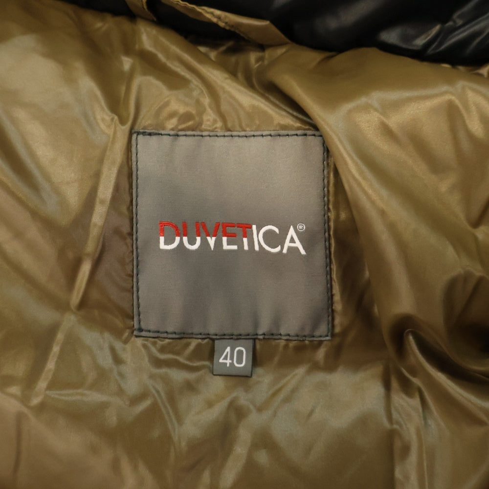 DUVETICA(デュベティカ) SABIK ナイロン ジップアップダウンジャケット ブラック レディース D.042 01.MFG-1057R