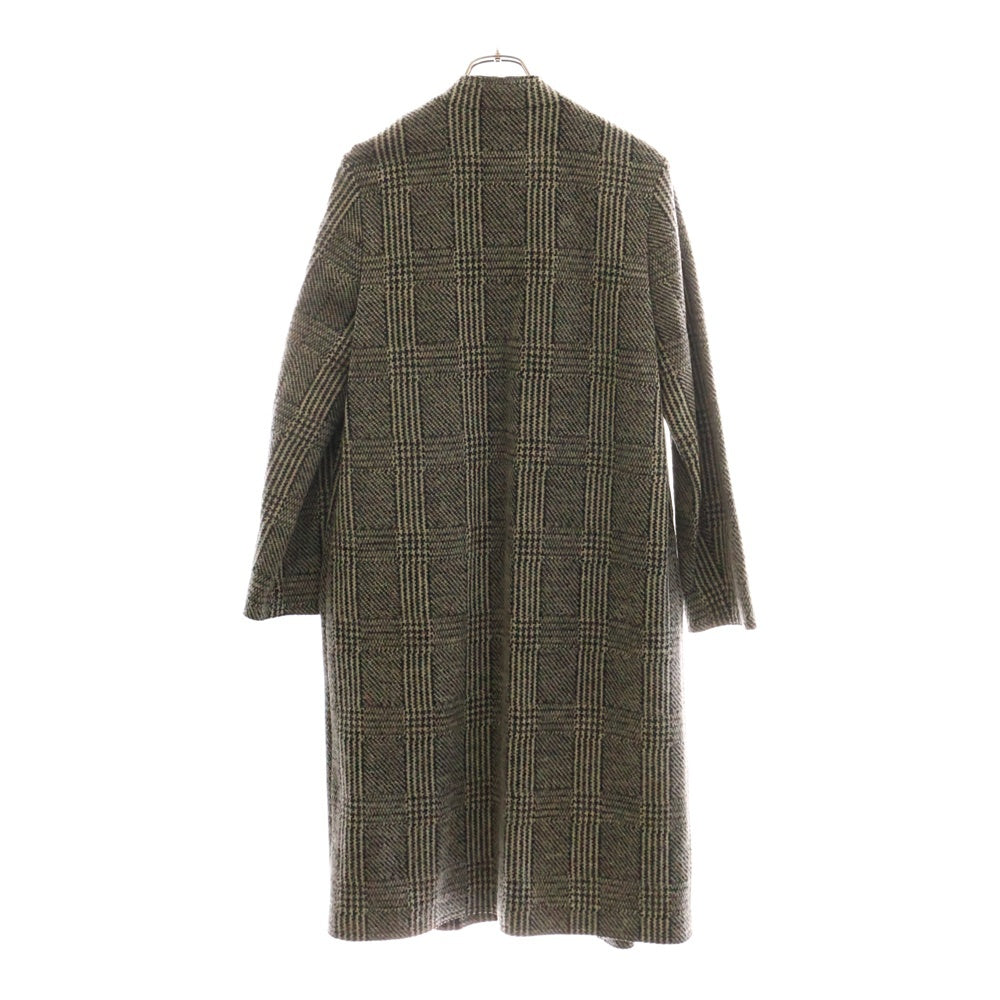DES PRES(デプレ) チェック ウール コート グレー レディース 22-08-75-08301