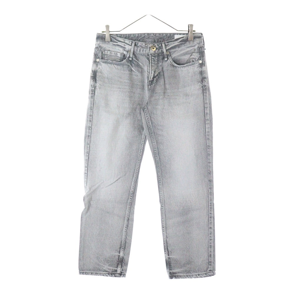 upper hights(アッパーハイツ) 625107 ジップフライ デニム パンツ グレー レディース