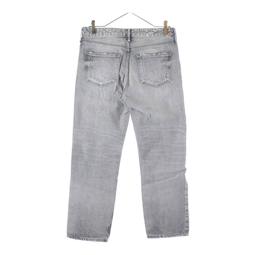 upper hights(アッパーハイツ) 625107 ジップフライ デニム パンツ グレー レディース