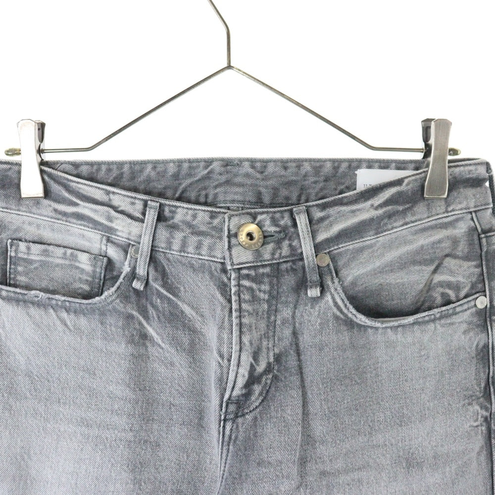 upper hights(アッパーハイツ) 625107 ジップフライ デニム パンツ グレー レディース