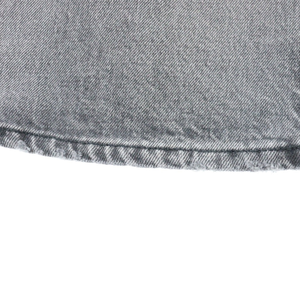 upper hights(アッパーハイツ) 625107 ジップフライ デニム パンツ グレー レディース