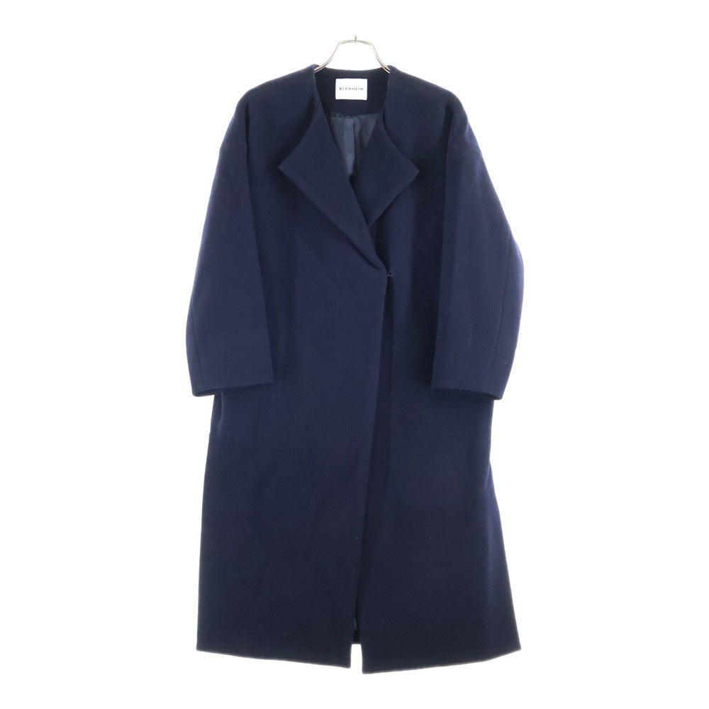 NO BRAND(ノーブランド) BLENHEIM U223-018 ウール コート ネイビー レディース