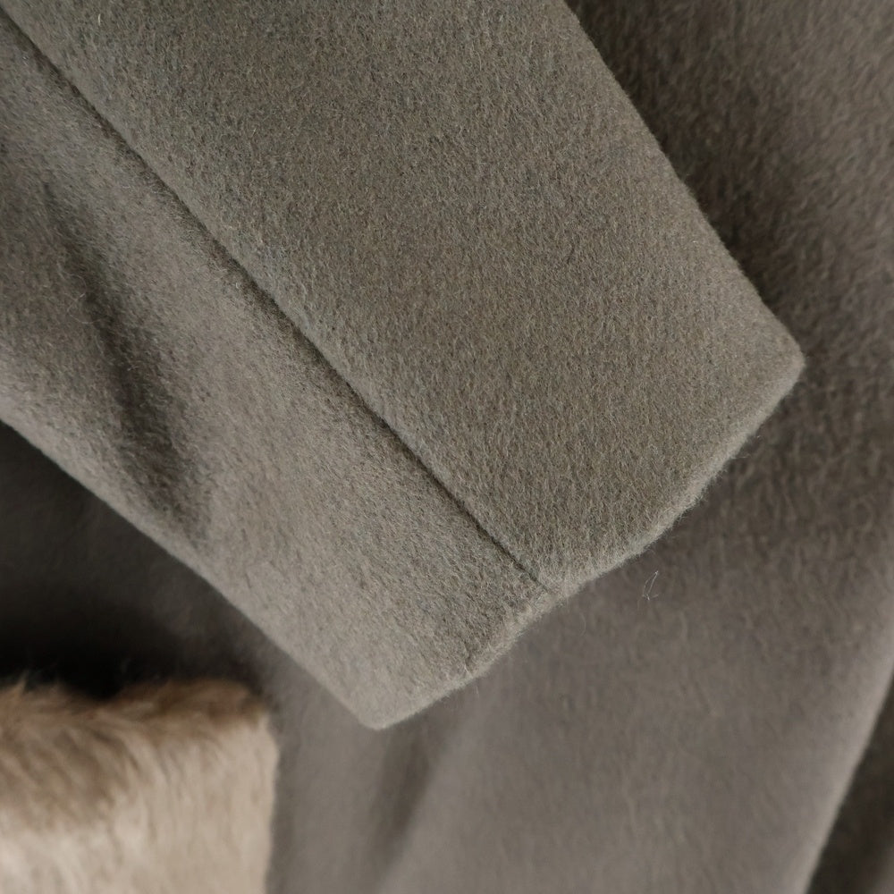 Ballsey(ボールジー) BALLSEY ファーポケット ノーカラーコート ブラウン レディース 11-08-74-08703