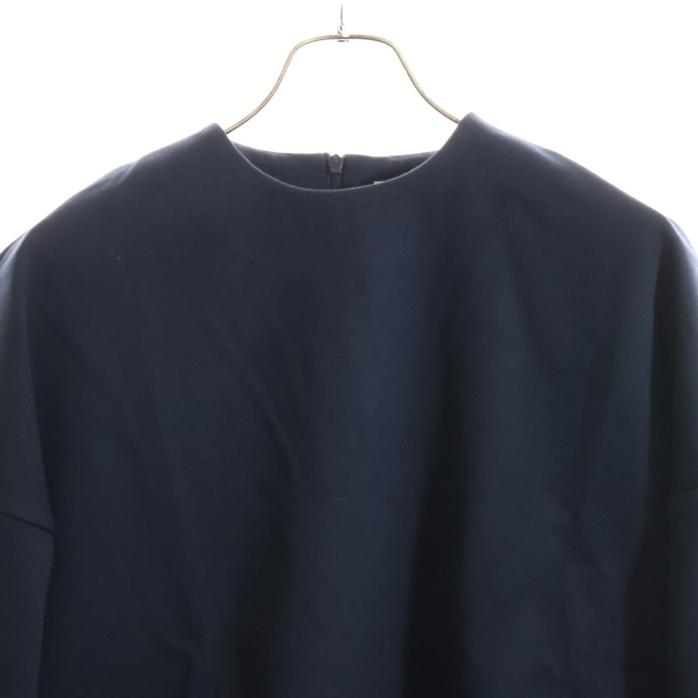 HYKE(ハイク) サイドジッププルオーバーダウントップス ネイビー レディース 212-12302