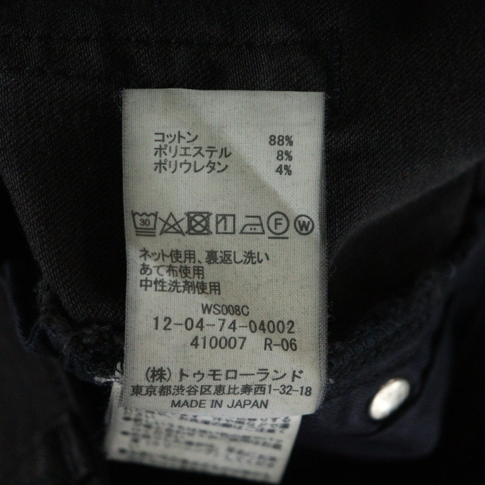 MACPHEE(マカフィ) ジップフライ スキニーパンツ ブラック レディース 12-04-74-04002