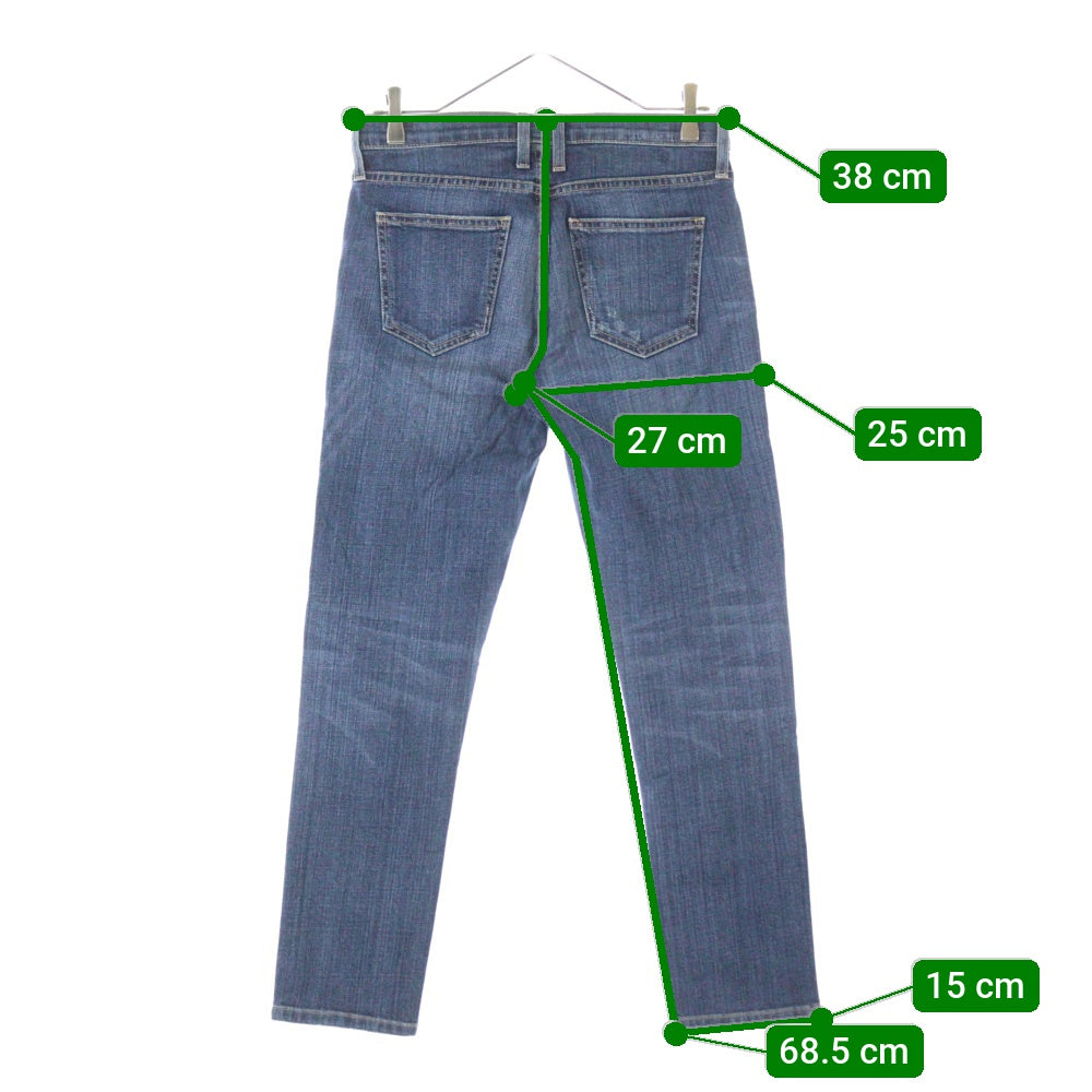 CURRENT ELLIOTT(カレントエリオット) ジップフライ デニムパンツ インディゴ レディース 1557-0400