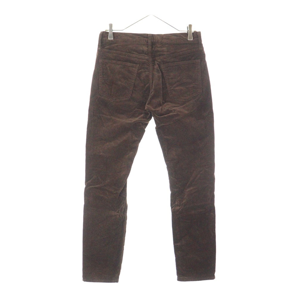 RED CARD(レッドカード) ジップフライ コーデュロイパンツ ブラウン レディース 41403