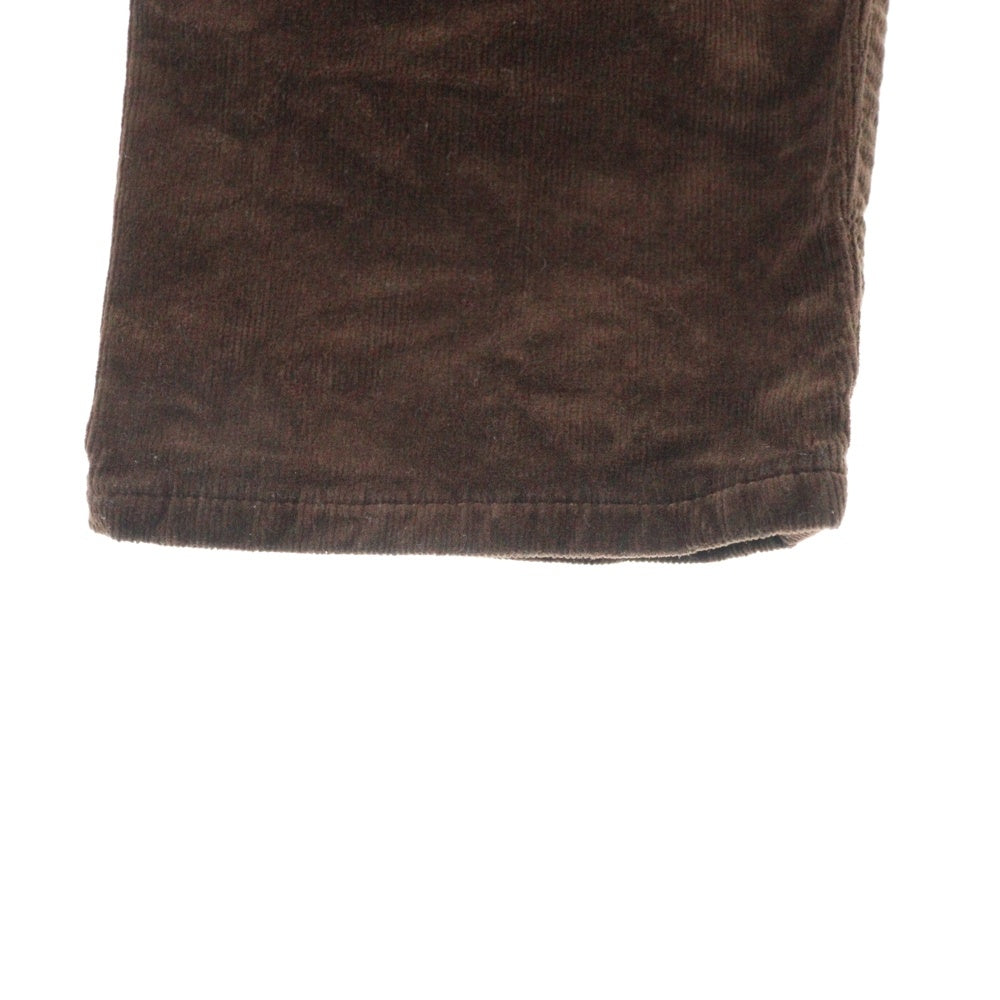 RED CARD(レッドカード) ジップフライ コーデュロイパンツ ブラウン レディース 41403