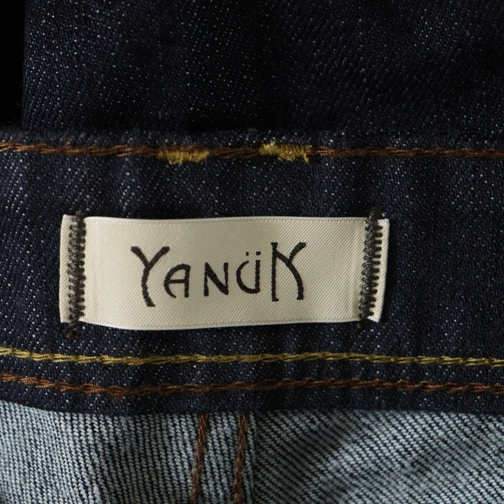 YANUK(ヤヌーク) ジップフライ デニムパンツ インディゴ レディース 57191060