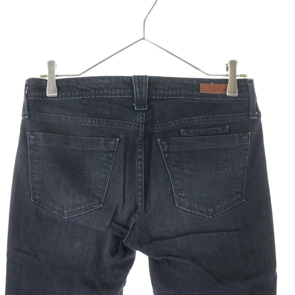 YANUK(ヤヌーク) ジップフライ スキニーパンツ ブラック レディース 57143068