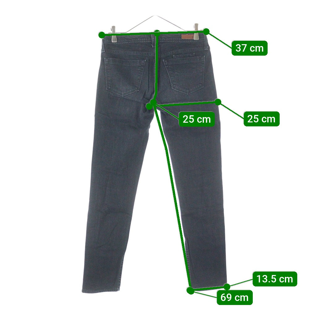 YANUK(ヤヌーク) ジップフライ スキニーパンツ ブラック レディース 57143068