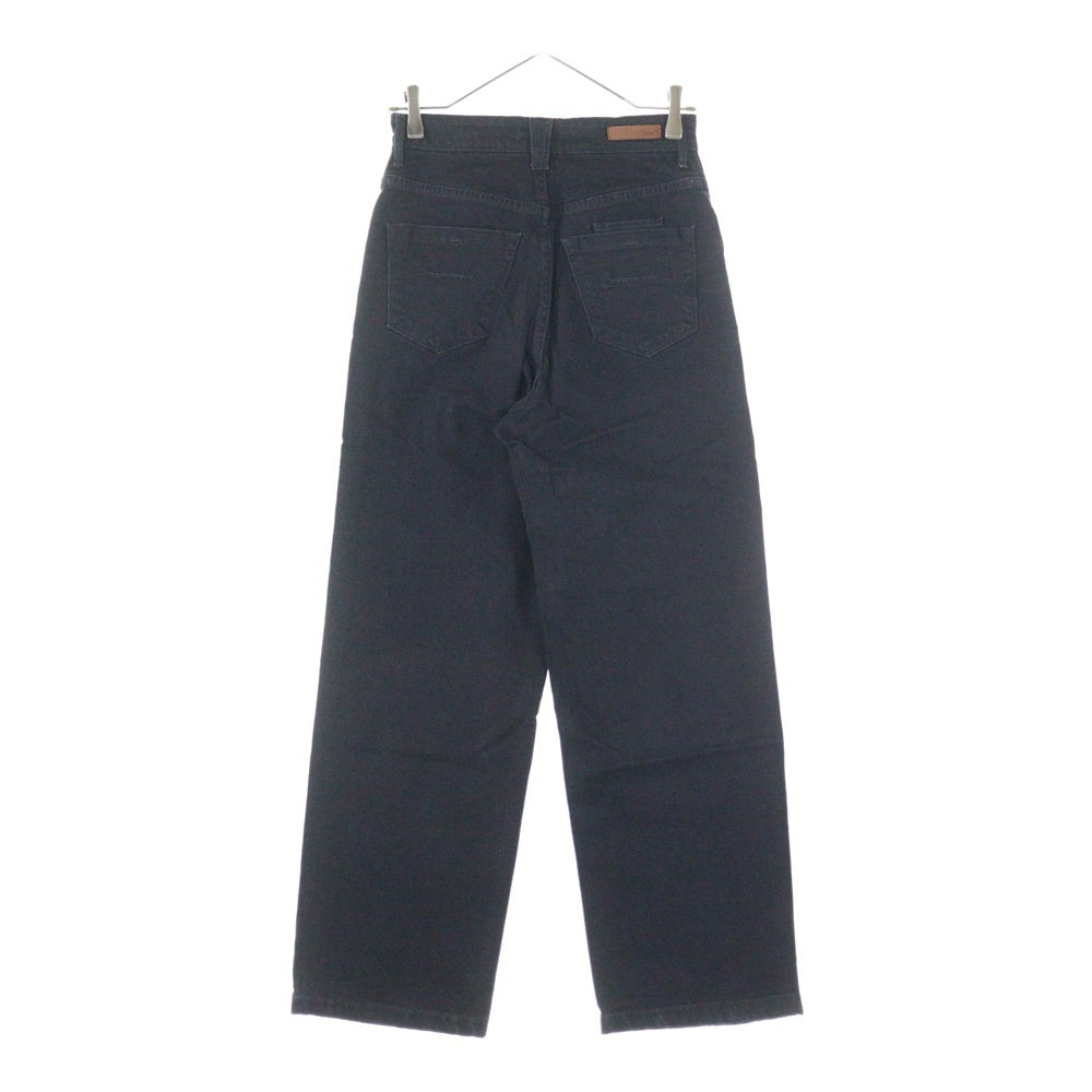 YANUK(ヤヌーク) ジップフライ デニムパンツ ブラック レディース 57183514