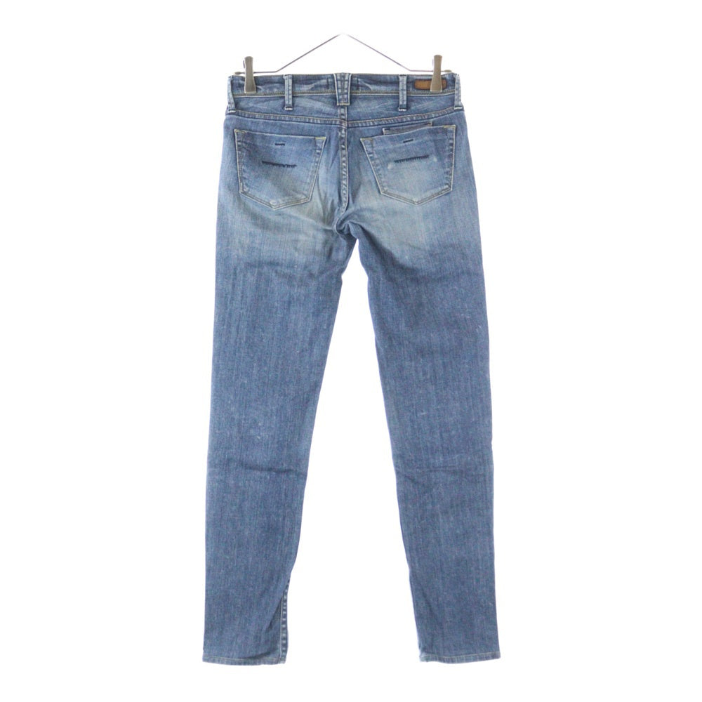 YANUK(ヤヌーク) ジップフライ デニム スキニーパンツ インディゴ レディース 57123047