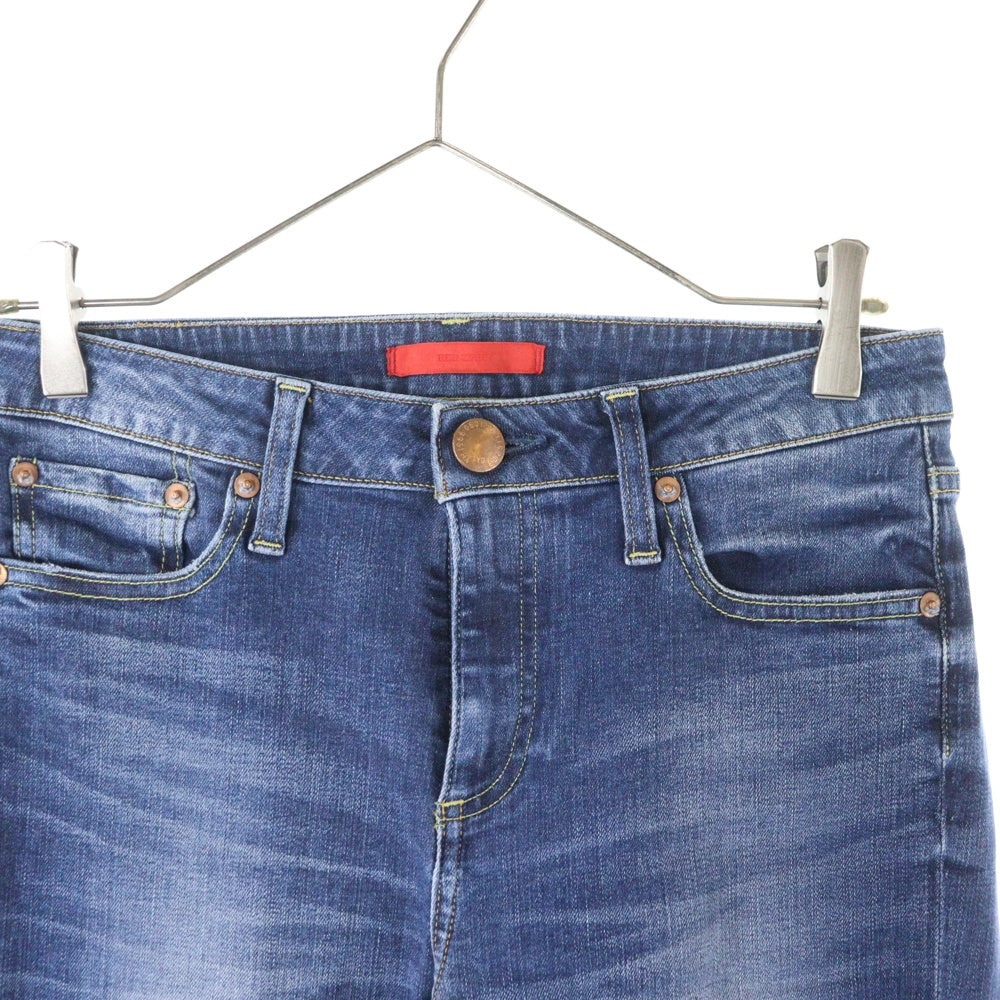 RED CARD(レッドカード) ジップフライ デニムパンツ インディゴ レディース 33495