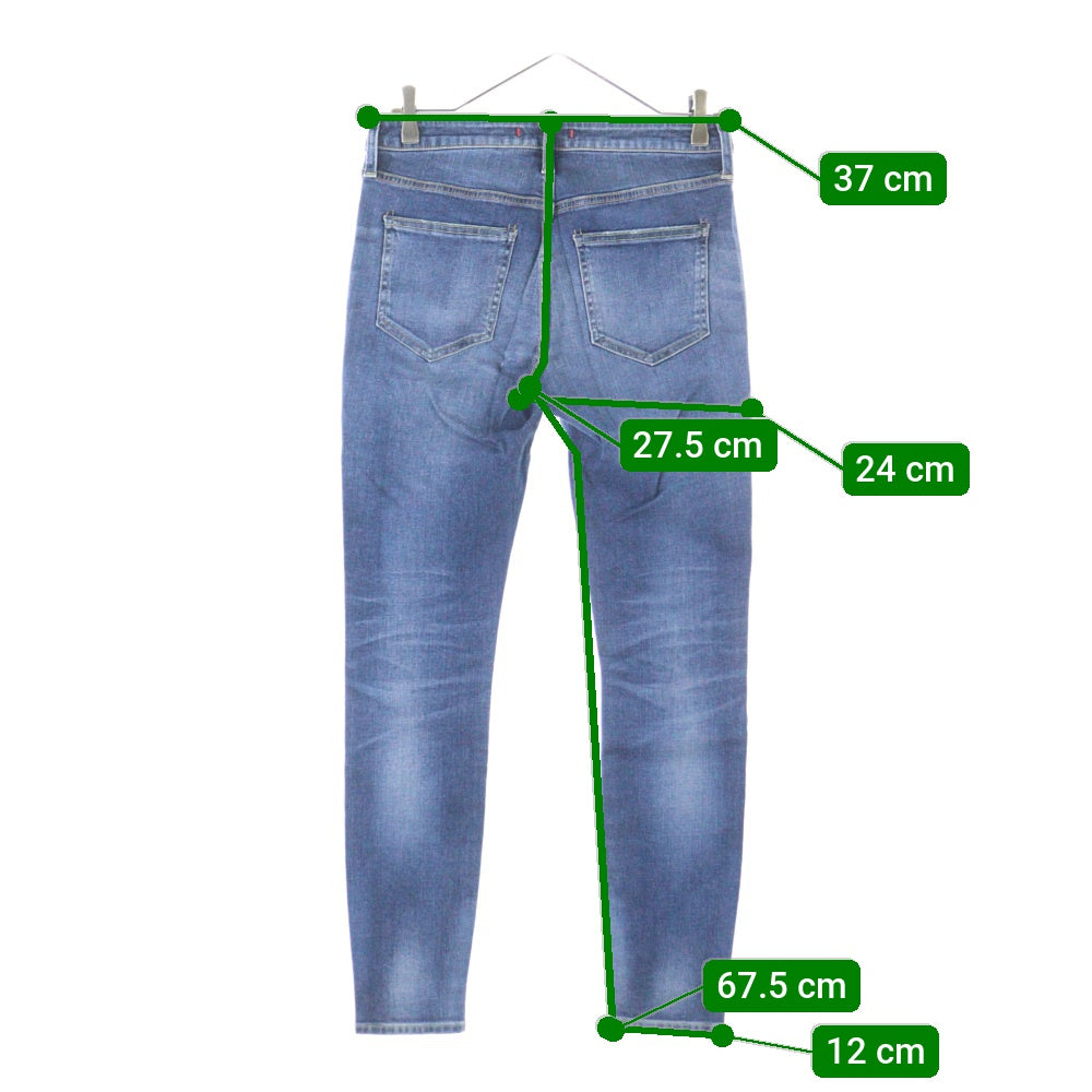 RED CARD(レッドカード) ジップフライ デニムパンツ インディゴ レディース 33495