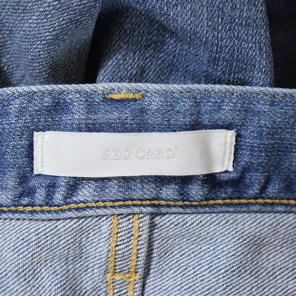 RED CARD(レッドカード) ジップフライ デニムパンツ インディゴ レディース 25506