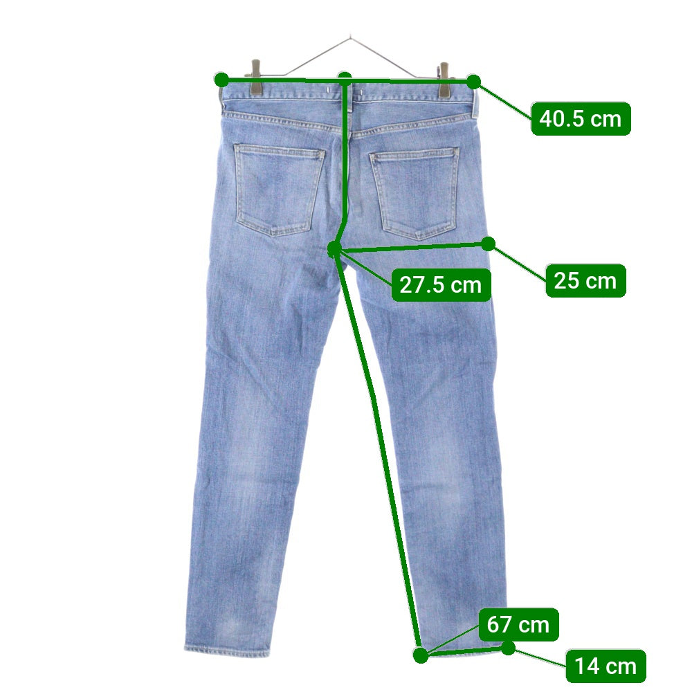 RED CARD(レッドカード) ジップフライ デニムパンツ インディゴ レディース 25506