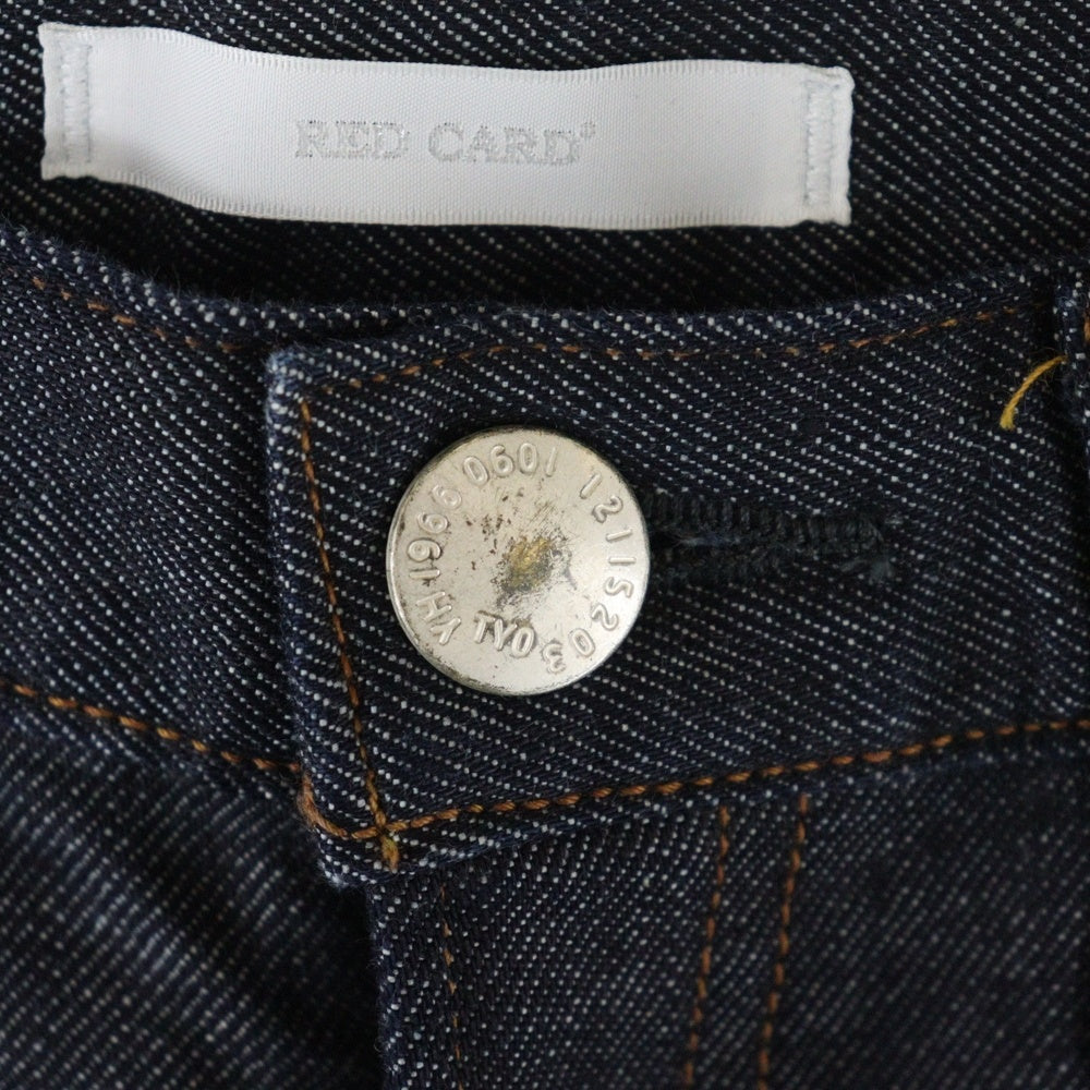RED CARD(レッドカード) ジップフライ デニムパンツ インディゴ レディース 27506