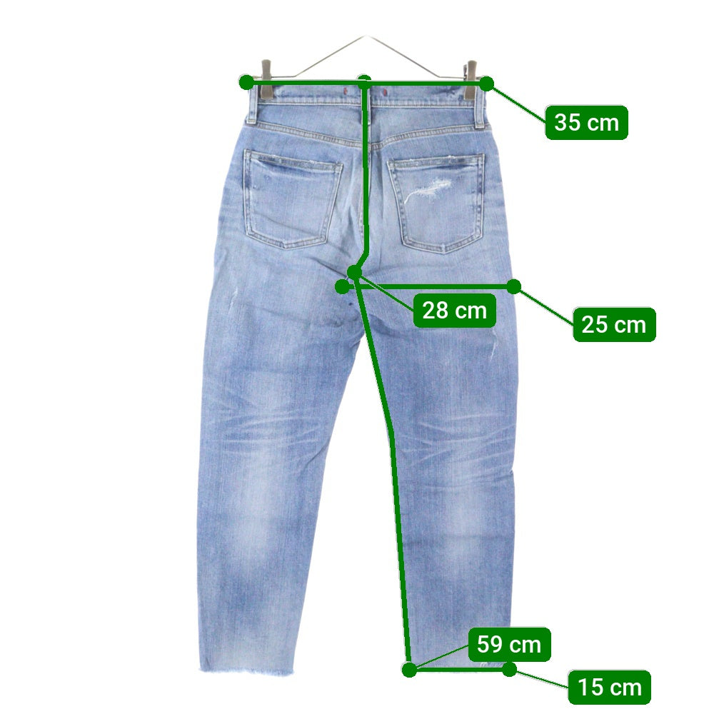 RED CARD(レッドカード) ジップフライ デニムパンツ インディゴ レディース 64527