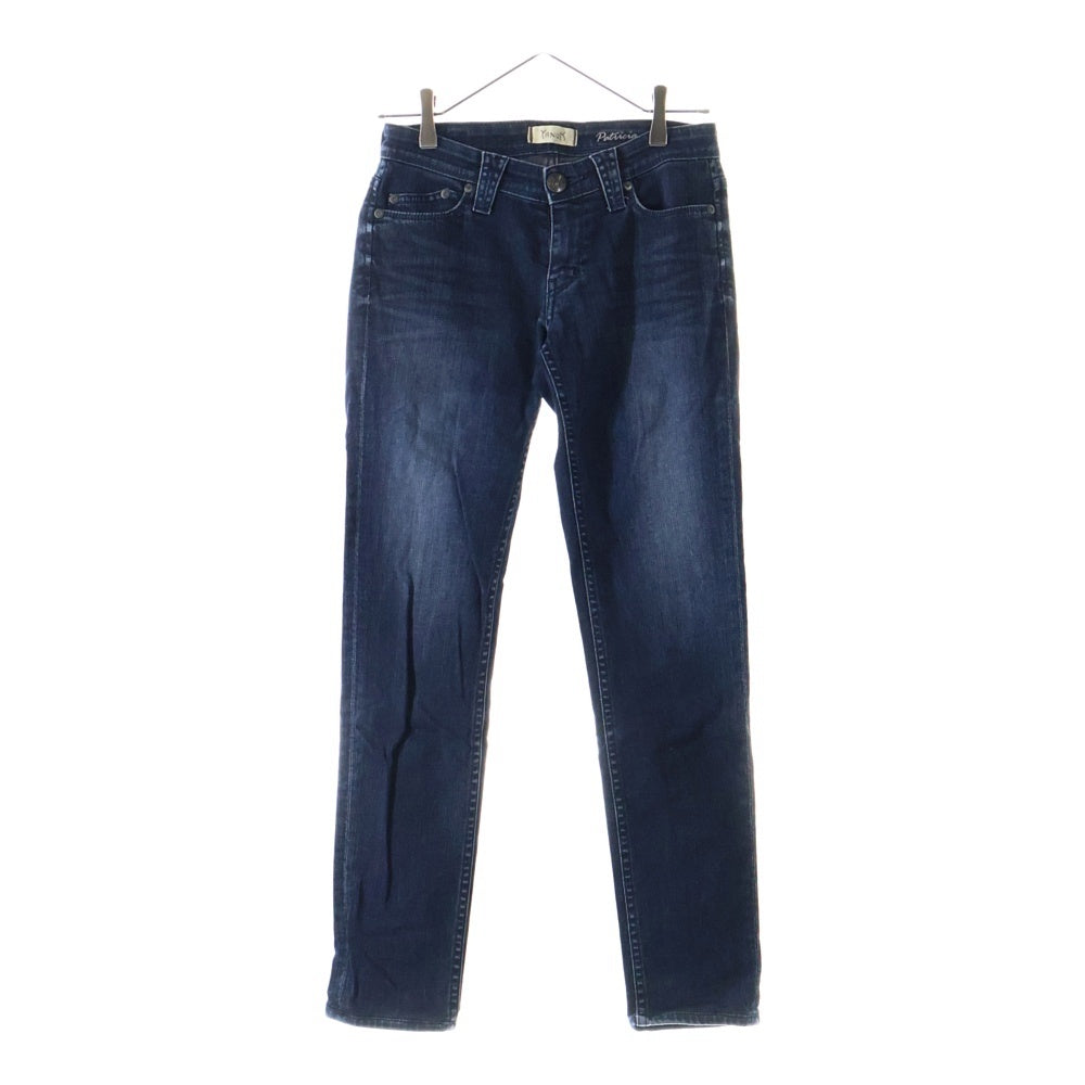 YANUK(ヤヌーク) ジップフライ デニム スキニーパンツ インディゴ レディース 57133047