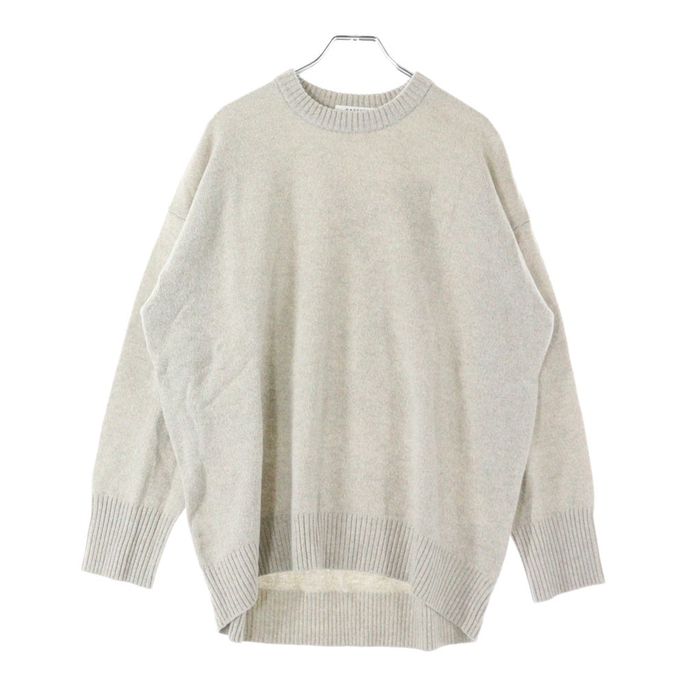 MACPHEE(マカフィ) ウール ニットセーター ベージュ レディース 12-02-34-02205