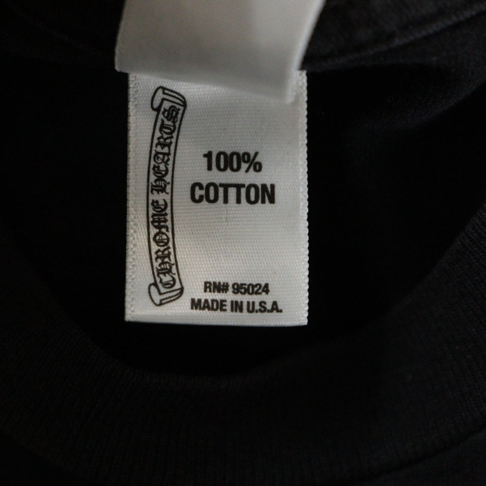 CHROME HEARTS(クロムハーツ) OLD CH PLS S/S TEE オールドバックホースシュープリント 半袖Tシャツ カットソー ブラック/グリーン