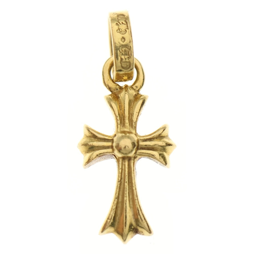 CHROME HEARTS(クロムハーツ) 22K CRS BBYFAT P/DIA ベイビーファットクロス PAVEダイヤ ペンダントトップ ゴールド BCA035