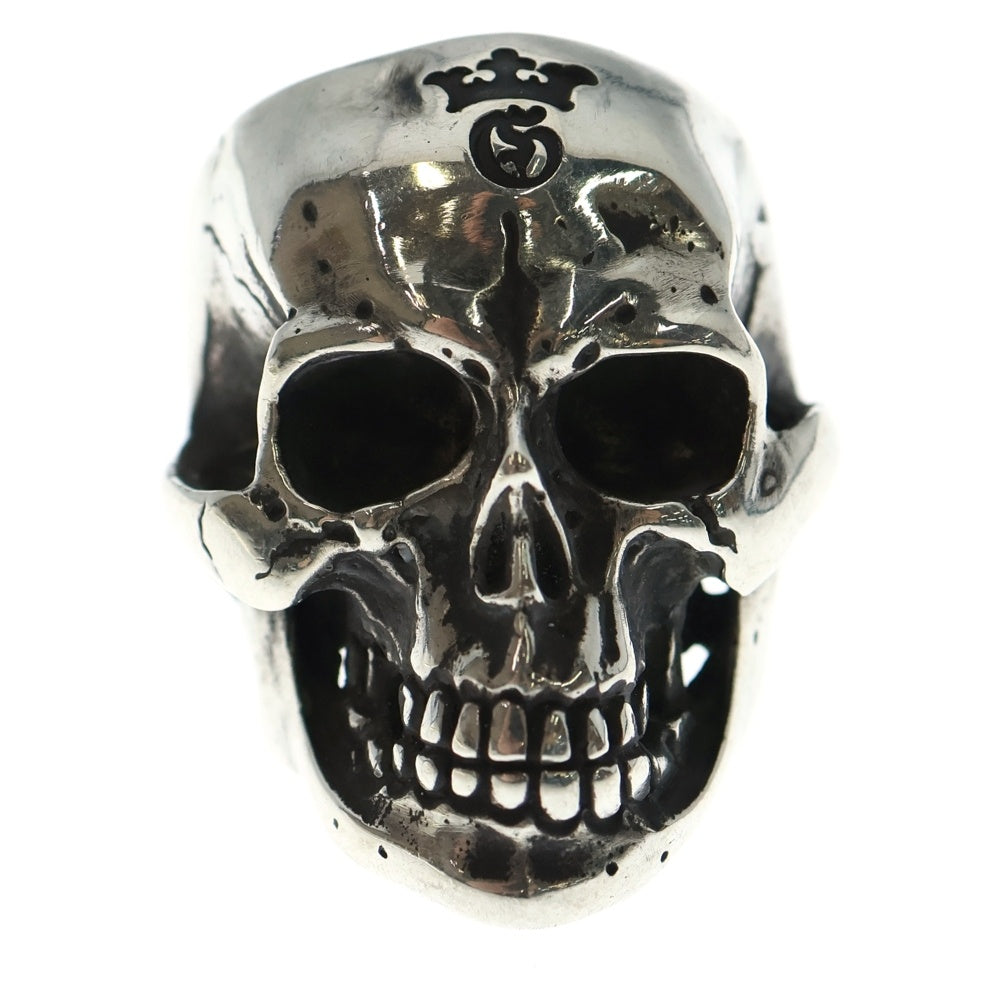 Gaboratory/Gabor(ガボラトリー/ガボール) SKULL WITH JAW LARGE RING スカルウィズジョーラージリング シルバー 2636