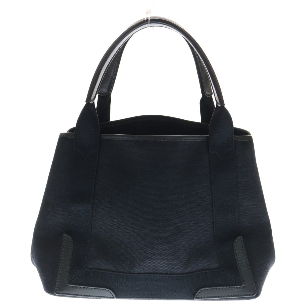 BALENCIAGA(バレンシアガ) ネイビーカバスS キャンバス トートバッグ ブラック 339933