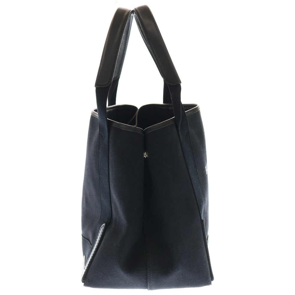 BALENCIAGA(バレンシアガ) ネイビーカバスS キャンバス トートバッグ ブラック 339933