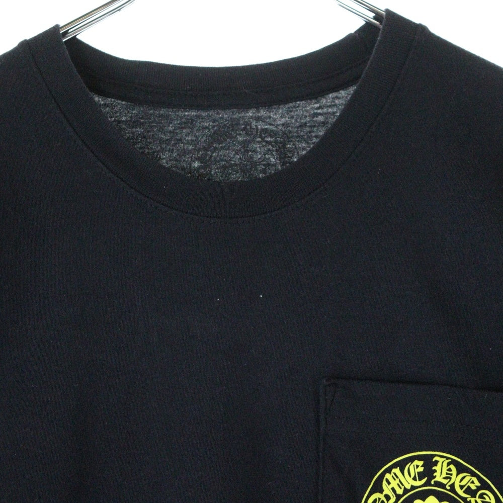 CHROME HEARTS(クロムハーツ) Yellow Made In Hollywood イエロー メイドインハリウッド プリントTシャツ 半袖カットソー ブラック
