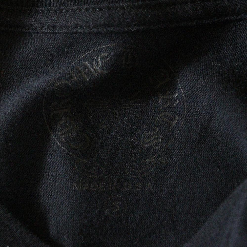 CHROME HEARTS(クロムハーツ) Yellow Made In Hollywood イエロー メイドインハリウッド プリントTシャツ 半袖カットソー ブラック