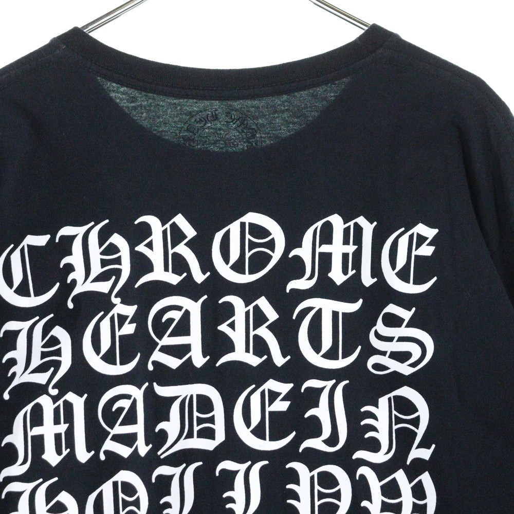 CHROME HEARTS(クロムハーツ) Old English L/S オールドイングリッシュ 長袖Tシャツ ロンT ブラック