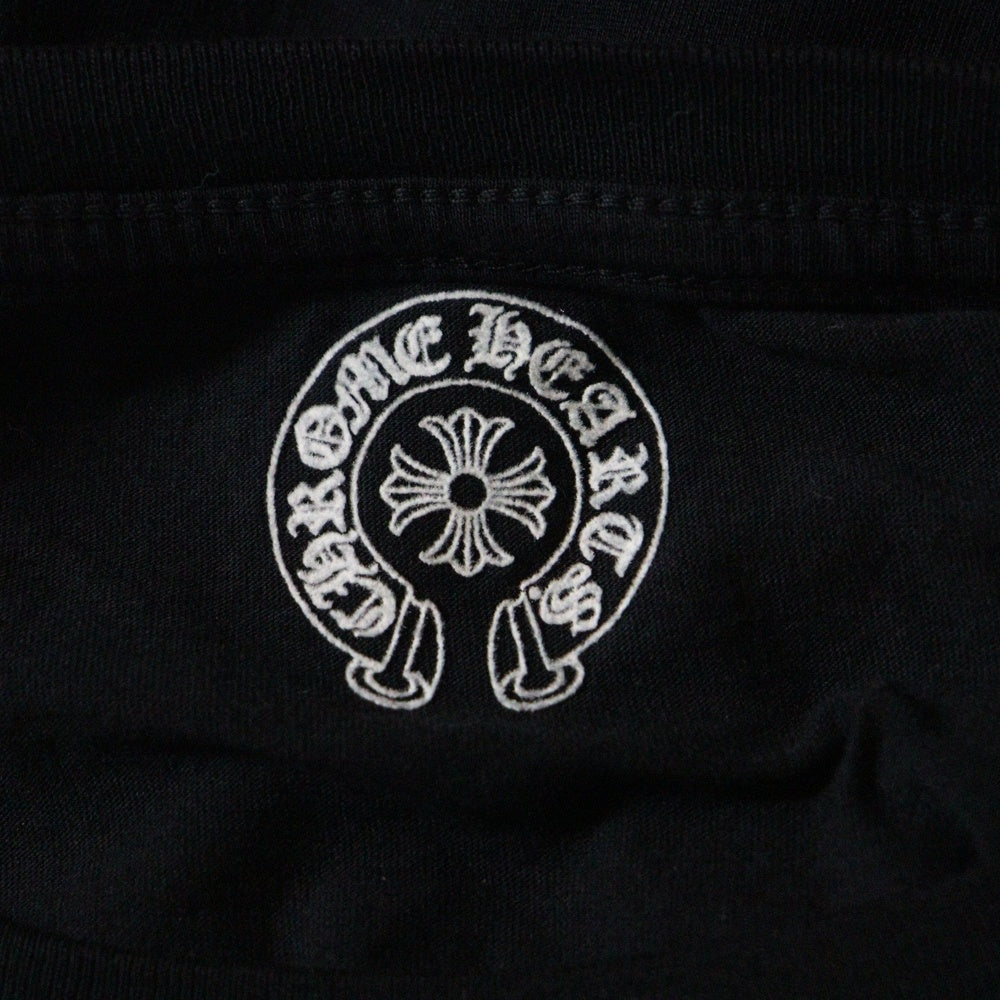 CHROME HEARTS(クロムハーツ) CUFF CROSS L/S カフクロス 長袖Tシャツ ロンT ブラック