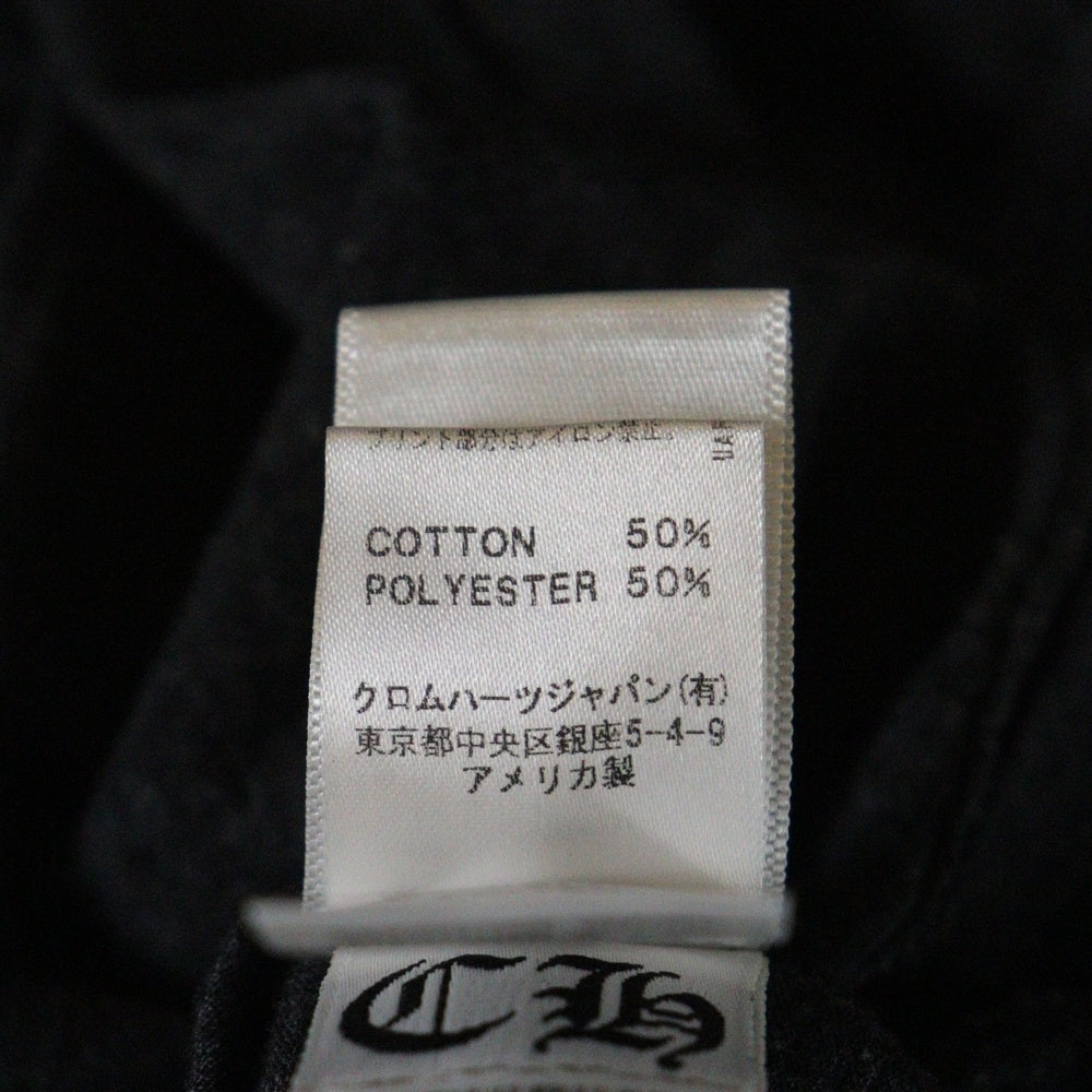 CHROME HEARTS(クロムハーツ) CUFF CROSS L/S カフクロス 長袖Tシャツ ロンT グレー/ホワイト