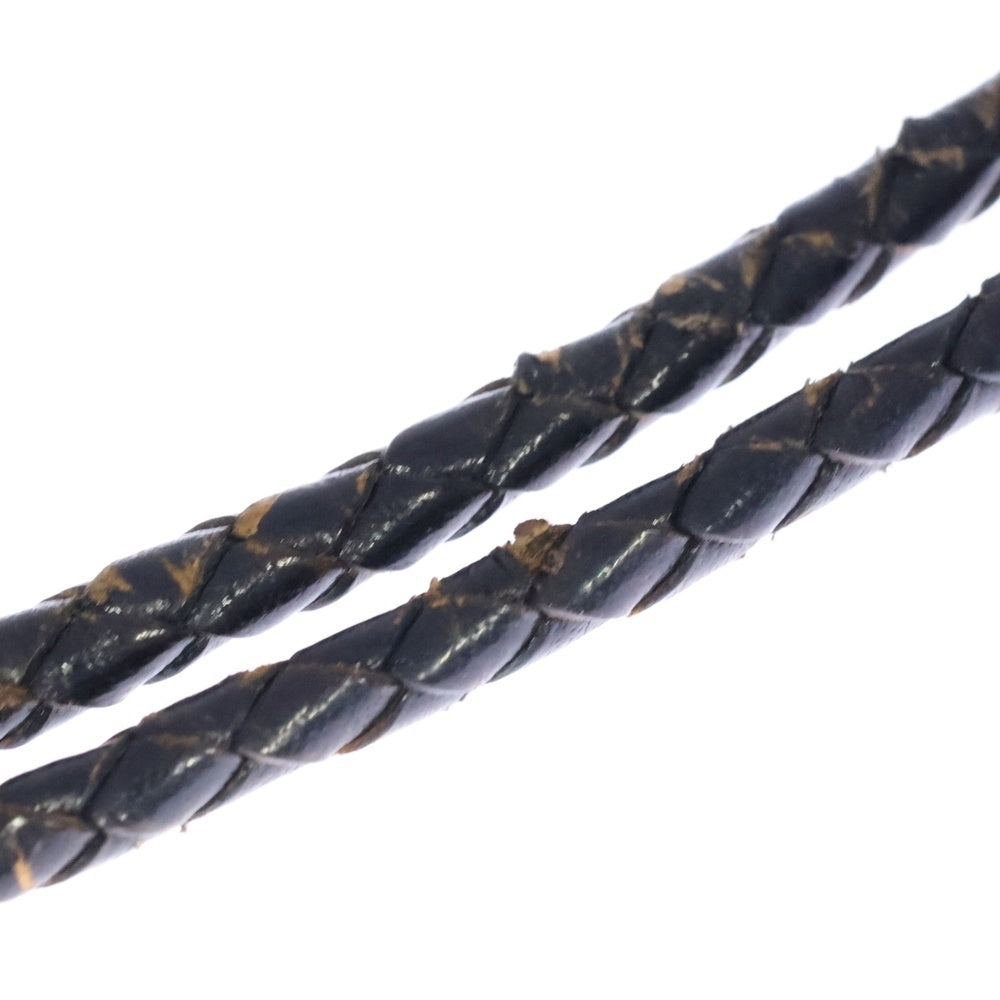 CHROME HEARTS(クロムハーツ) BOLOTIE OVALTINY タイニークラシックオーバルクロス ループタイ シルバー/ブラック BCA209