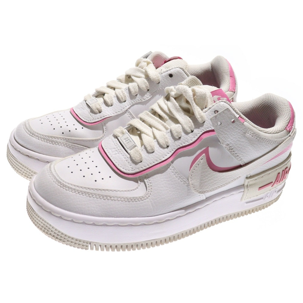 NIKE(ナイキ) WMNS AIR FORCE1 SHADOW CI0919-102 ウィメンズ エアフォース1 ローカットスニーカー ホワイト/ピンク US7.5/24.5cm