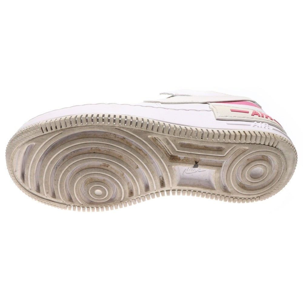 NIKE(ナイキ) WMNS AIR FORCE1 SHADOW CI0919-102 ウィメンズ エアフォース1 ローカットスニーカー ホワイト/ピンク US7.5/24.5cm