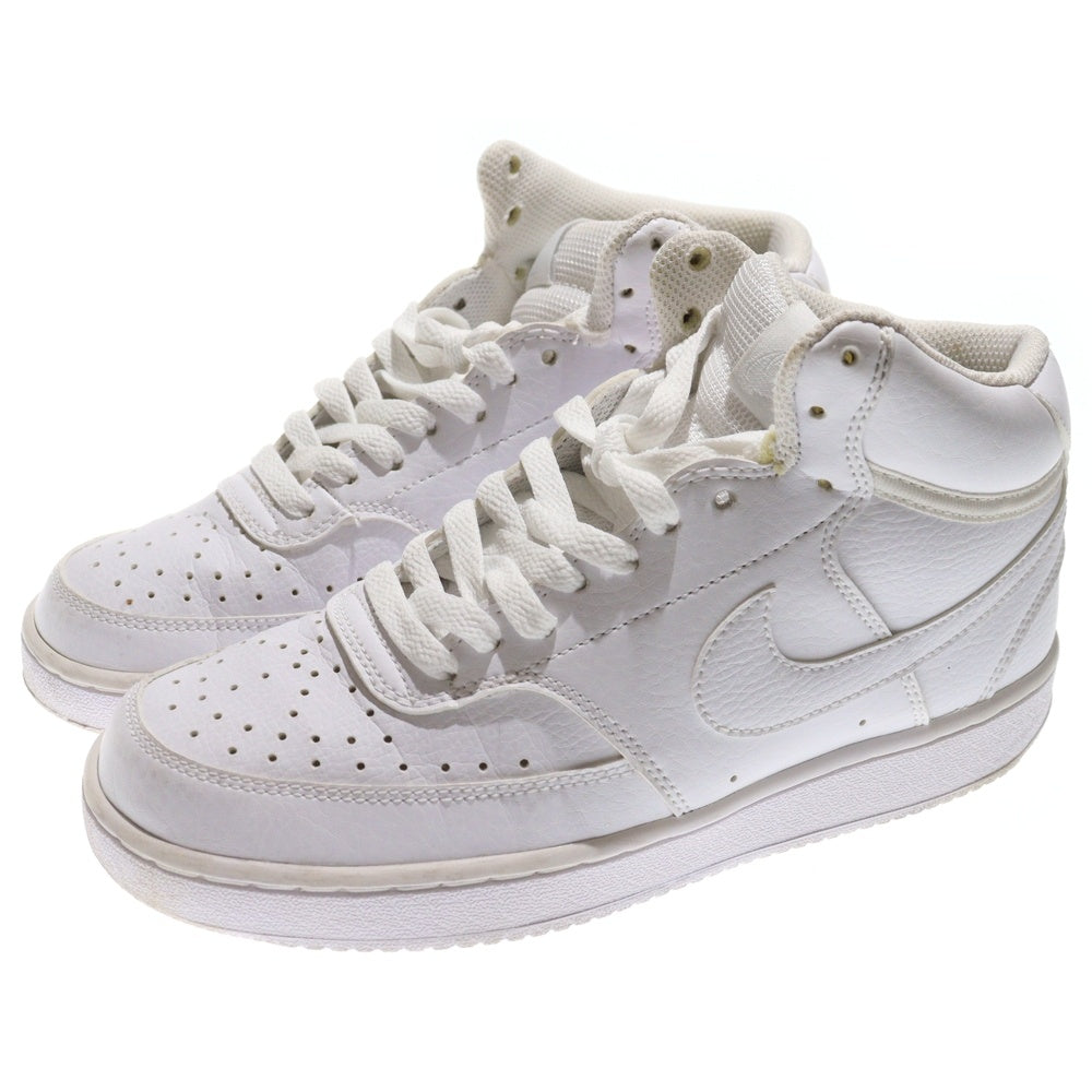 NIKE(ナイキ) COURT VISION MID CD5437-100 コートビジョン ミッドカットスニーカー ホワイト レディース US7.5/24.5cm