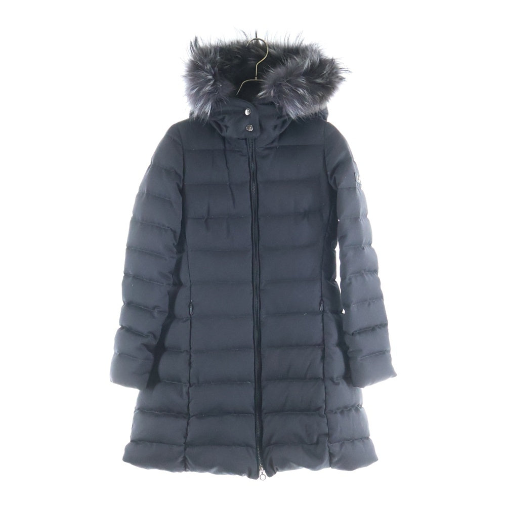 TATRAS(タトラス) LAVIANA ラクーンファージップアップ ダウンコート ブラック レディース LTA20A4571