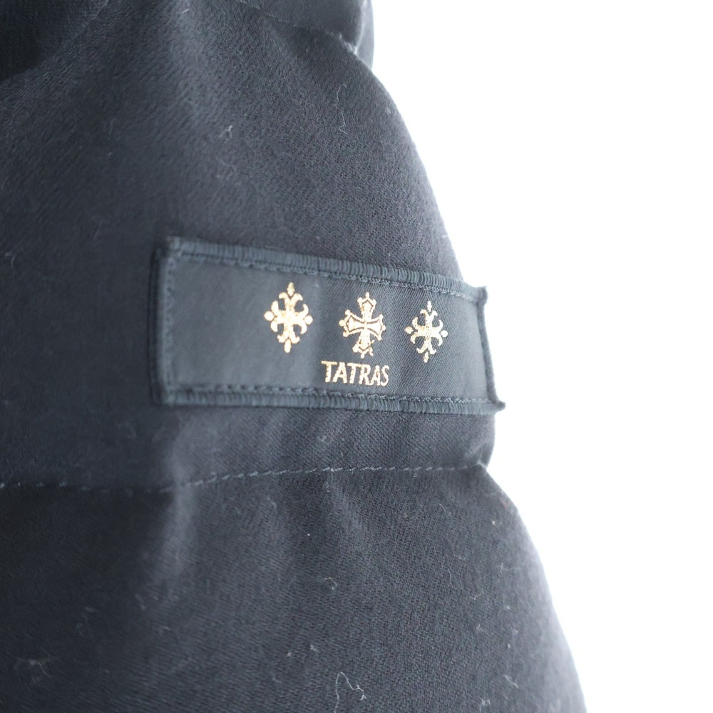 TATRAS(タトラス) LAVIANA ラクーンファージップアップ ダウンコート ブラック レディース LTA20A4571