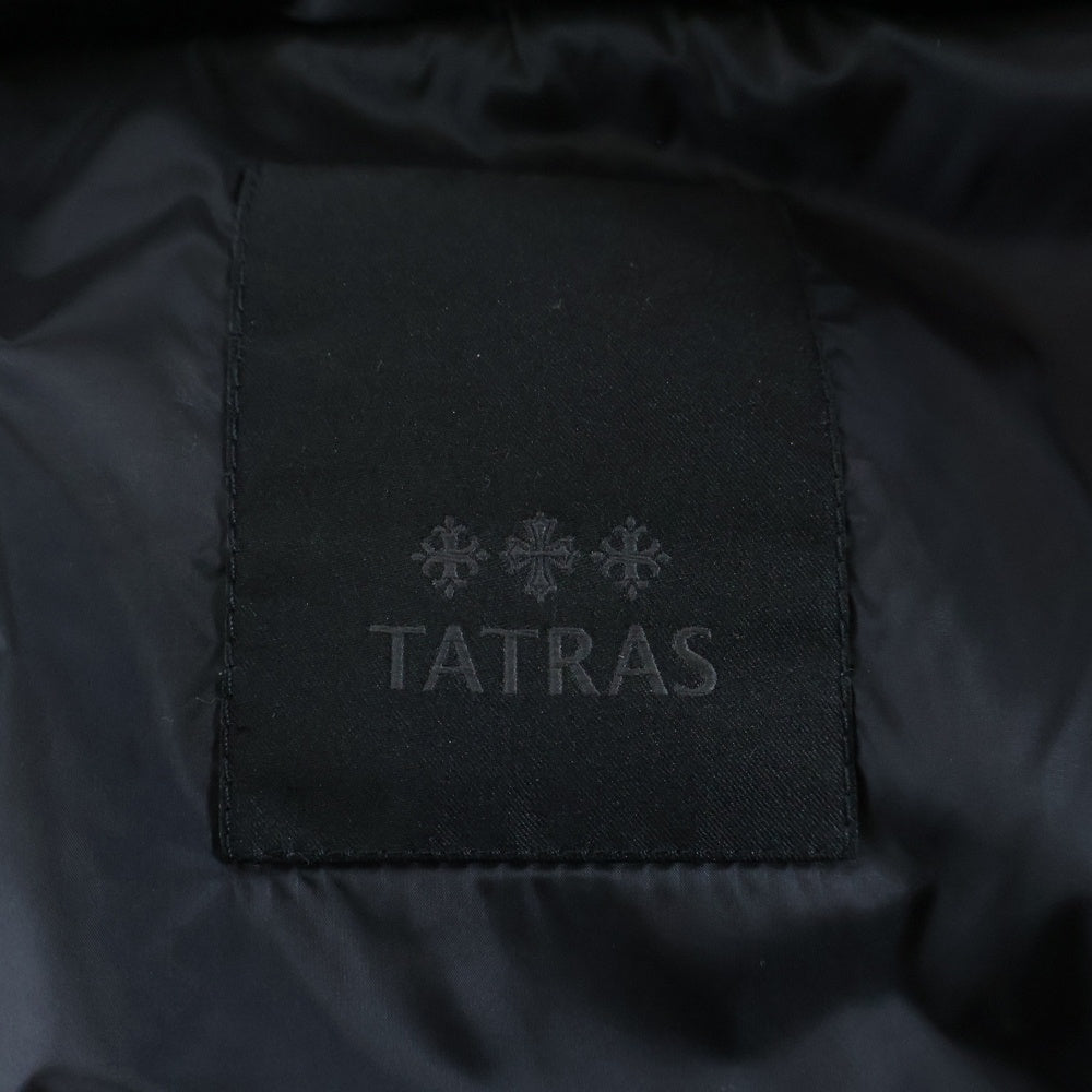 TATRAS(タトラス) LAVIANA ラクーンファージップアップ ダウンコート ブラック レディース LTA20A4571